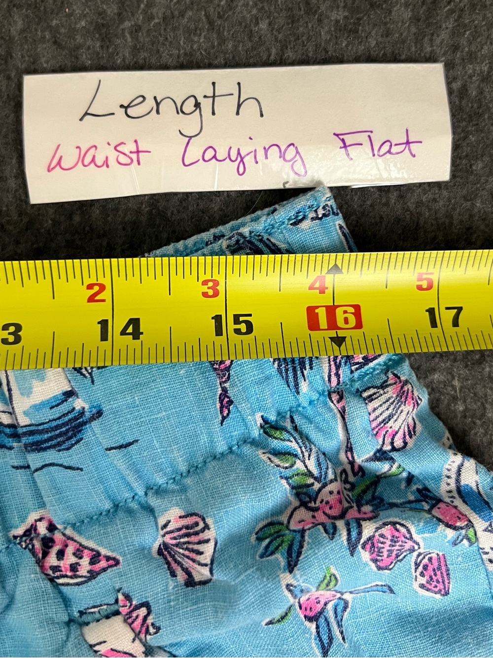Lilly Pulitzer Light Blue Floral & Map Print Women’s Shorts - Picture 6 of 7